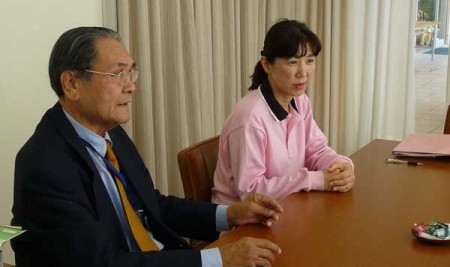 新理事長と施設長