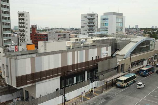 工事中のエミオひばりヶ丘