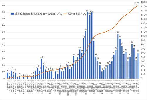 感染者数の推移