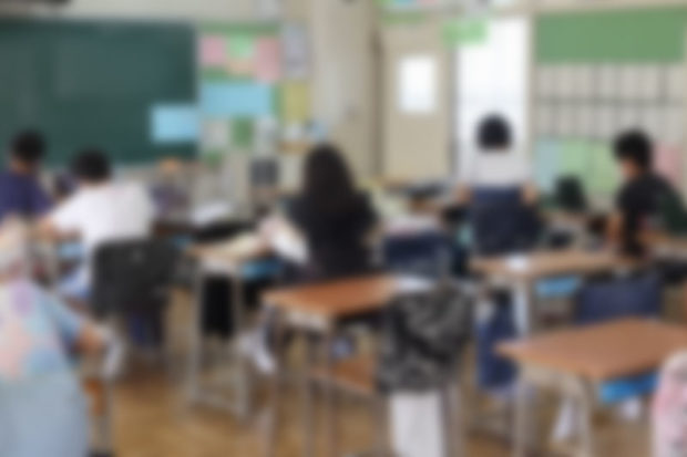 校内でオンライン授業